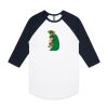 AS Colour - 3/4 Raglan Baseball Sleeve Tee Thumbnail