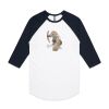 AS Colour - 3/4 Raglan Baseball Sleeve Tee Thumbnail