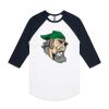 AS Colour - 3/4 Raglan Baseball Sleeve Tee Thumbnail