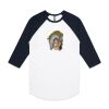 AS Colour - 3/4 Raglan Baseball Sleeve Tee Thumbnail