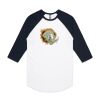AS Colour - 3/4 Raglan Baseball Sleeve Tee Thumbnail
