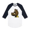 AS Colour - 3/4 Raglan Baseball Sleeve Tee Thumbnail