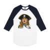 AS Colour - 3/4 Raglan Baseball Sleeve Tee Thumbnail
