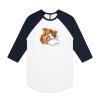 AS Colour - 3/4 Raglan Baseball Sleeve Tee Thumbnail