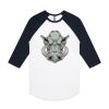 AS Colour - 3/4 Raglan Baseball Sleeve Tee Thumbnail