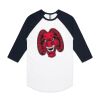 AS Colour - 3/4 Raglan Baseball Sleeve Tee Thumbnail