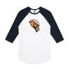 AS Colour - 3/4 Raglan Baseball Sleeve Tee Thumbnail