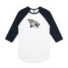AS Colour - 3/4 Raglan Baseball Sleeve Tee Thumbnail