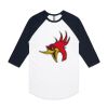 AS Colour - 3/4 Raglan Baseball Sleeve Tee Thumbnail