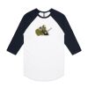 AS Colour - 3/4 Raglan Baseball Sleeve Tee Thumbnail