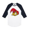 AS Colour - 3/4 Raglan Baseball Sleeve Tee Thumbnail