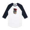 AS Colour - 3/4 Raglan Baseball Sleeve Tee Thumbnail