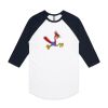AS Colour - 3/4 Raglan Baseball Sleeve Tee Thumbnail
