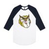 AS Colour - 3/4 Raglan Baseball Sleeve Tee Thumbnail