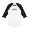 AS Colour - 3/4 Raglan Baseball Sleeve Tee Thumbnail