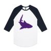 AS Colour - 3/4 Raglan Baseball Sleeve Tee Thumbnail