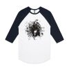 AS Colour - 3/4 Raglan Baseball Sleeve Tee Thumbnail
