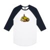 AS Colour - 3/4 Raglan Baseball Sleeve Tee Thumbnail