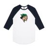 AS Colour - 3/4 Raglan Baseball Sleeve Tee Thumbnail