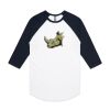 AS Colour - 3/4 Raglan Baseball Sleeve Tee Thumbnail