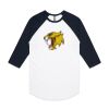 AS Colour - 3/4 Raglan Baseball Sleeve Tee Thumbnail