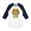 AS Colour - 3/4 Raglan Baseball Sleeve Tee Thumbnail