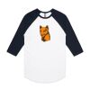 AS Colour - 3/4 Raglan Baseball Sleeve Tee Thumbnail