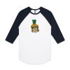 AS Colour - 3/4 Raglan Baseball Sleeve Tee Thumbnail