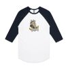 AS Colour - 3/4 Raglan Baseball Sleeve Tee Thumbnail