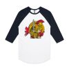 AS Colour - 3/4 Raglan Baseball Sleeve Tee Thumbnail