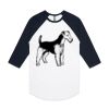 AS Colour - 3/4 Raglan Baseball Sleeve Tee Thumbnail