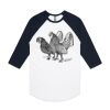 AS Colour - 3/4 Raglan Baseball Sleeve Tee Thumbnail