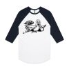 AS Colour - 3/4 Raglan Baseball Sleeve Tee Thumbnail