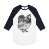 AS Colour - 3/4 Raglan Baseball Sleeve Tee Thumbnail