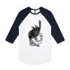 AS Colour - 3/4 Raglan Baseball Sleeve Tee Thumbnail