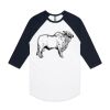 AS Colour - 3/4 Raglan Baseball Sleeve Tee Thumbnail