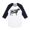 AS Colour - 3/4 Raglan Baseball Sleeve Tee Thumbnail