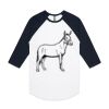 AS Colour - 3/4 Raglan Baseball Sleeve Tee Thumbnail