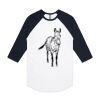 AS Colour - 3/4 Raglan Baseball Sleeve Tee Thumbnail