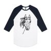 AS Colour - 3/4 Raglan Baseball Sleeve Tee Thumbnail