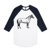 AS Colour - 3/4 Raglan Baseball Sleeve Tee Thumbnail