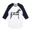 AS Colour - 3/4 Raglan Baseball Sleeve Tee Thumbnail
