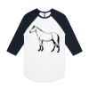 AS Colour - 3/4 Raglan Baseball Sleeve Tee Thumbnail