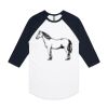 AS Colour - 3/4 Raglan Baseball Sleeve Tee Thumbnail