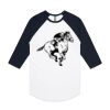 AS Colour - 3/4 Raglan Baseball Sleeve Tee Thumbnail