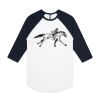 AS Colour - 3/4 Raglan Baseball Sleeve Tee Thumbnail