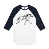 AS Colour - 3/4 Raglan Baseball Sleeve Tee Thumbnail