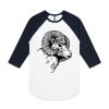 AS Colour - 3/4 Raglan Baseball Sleeve Tee Thumbnail