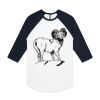 AS Colour - 3/4 Raglan Baseball Sleeve Tee Thumbnail