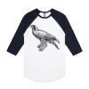 AS Colour - 3/4 Raglan Baseball Sleeve Tee Thumbnail